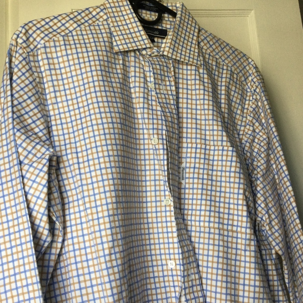 Men’s Faconnable Button Up Dress Shirt